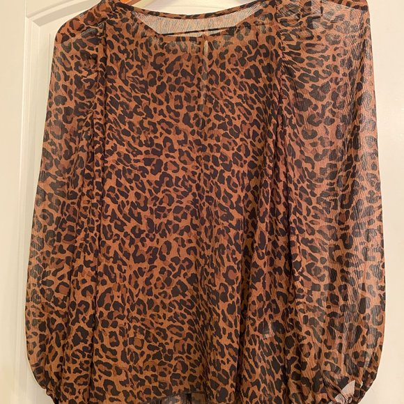 Leopard print blouse - Picture 1 of 3